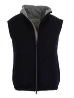 LBM QUILT WOOL ZIP VEST